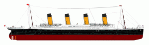 Image of full scale size of Titanic