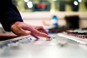 image of someone using radio equipment